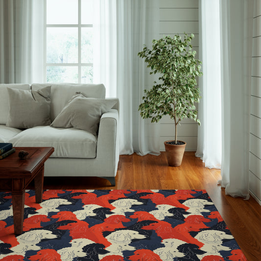 Poodle Elegance: Modern Dornier Rug