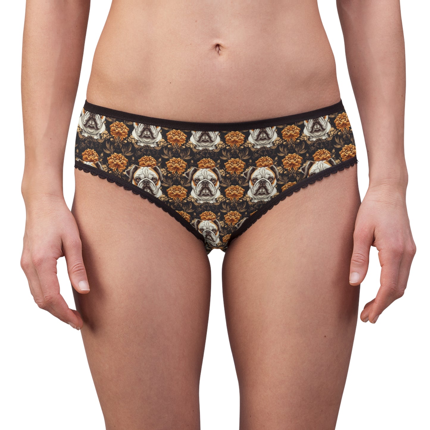 Bloomingly Bulldogistic Bouquet Women's Briefs