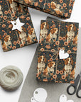 Beagle Blossom Bonanza Gift Wrap Papers