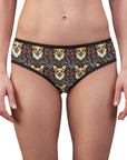 Floofy Corgi Blossom Blast Women's Briefs