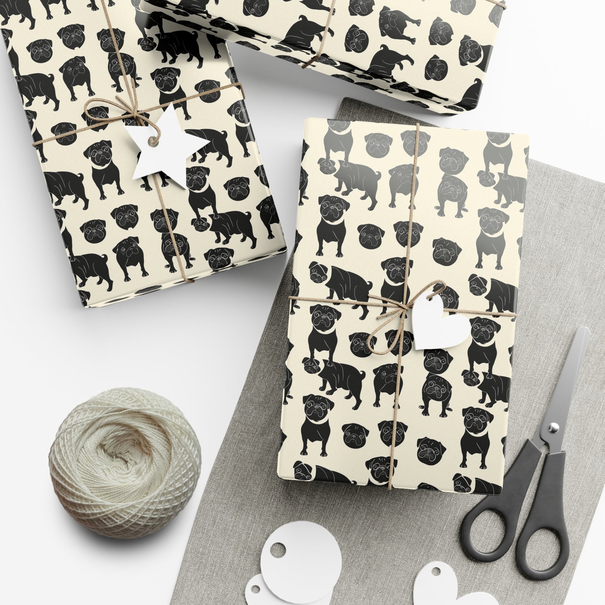 Puggie Pout Perfection Gift Wrap Papers