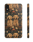 Fanciful Golden Paradise Blossom Slim Phone Cases