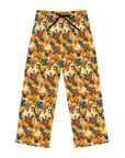 Frenchie Glow-Up Galore Women's Pajama Pants