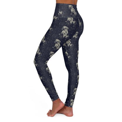 Celestial Boxer Bliss High Waisted Yoga Leggings