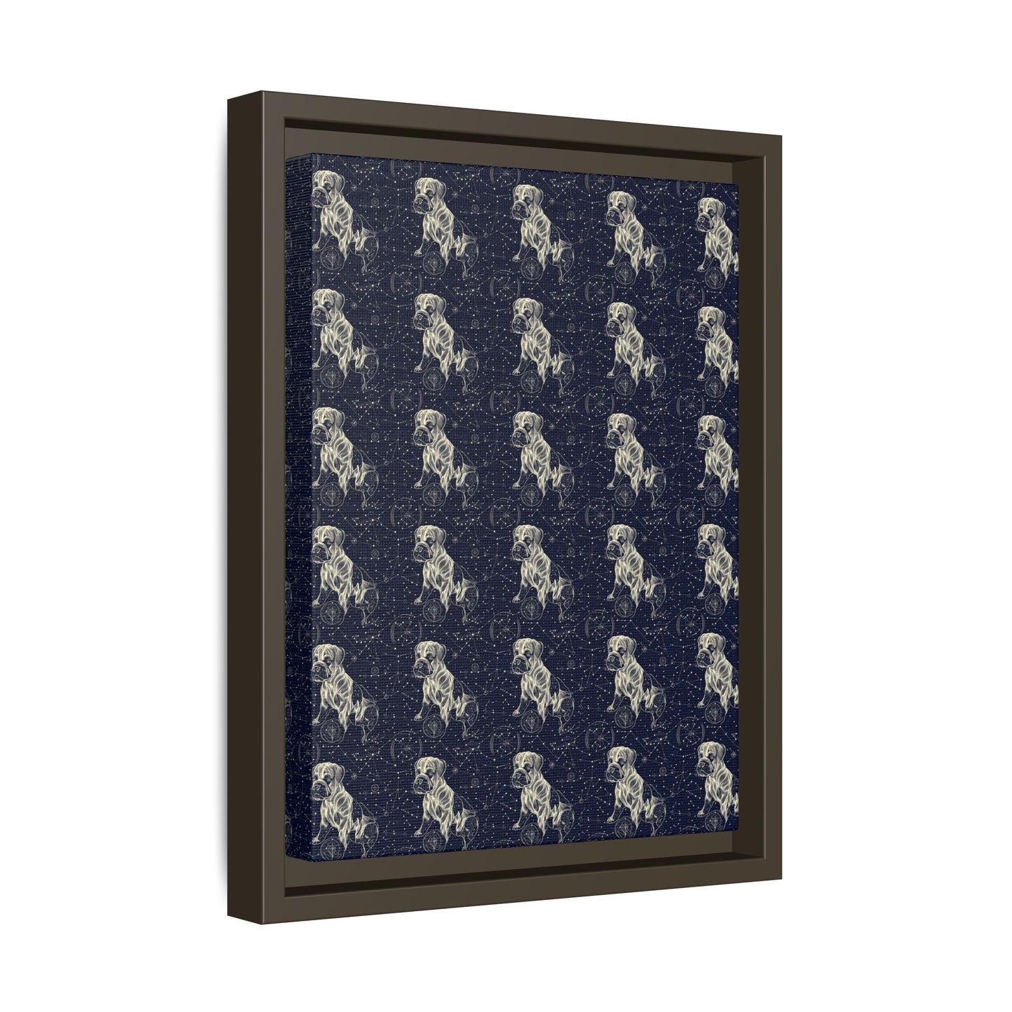 Celestial Boxer Bliss Matte Canvas, Framed