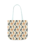 Dashing Dane Divinity Canvas Tote Bag