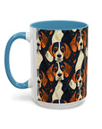 Beagle Glimmer Gaze Glamour Accent Coffee Mug