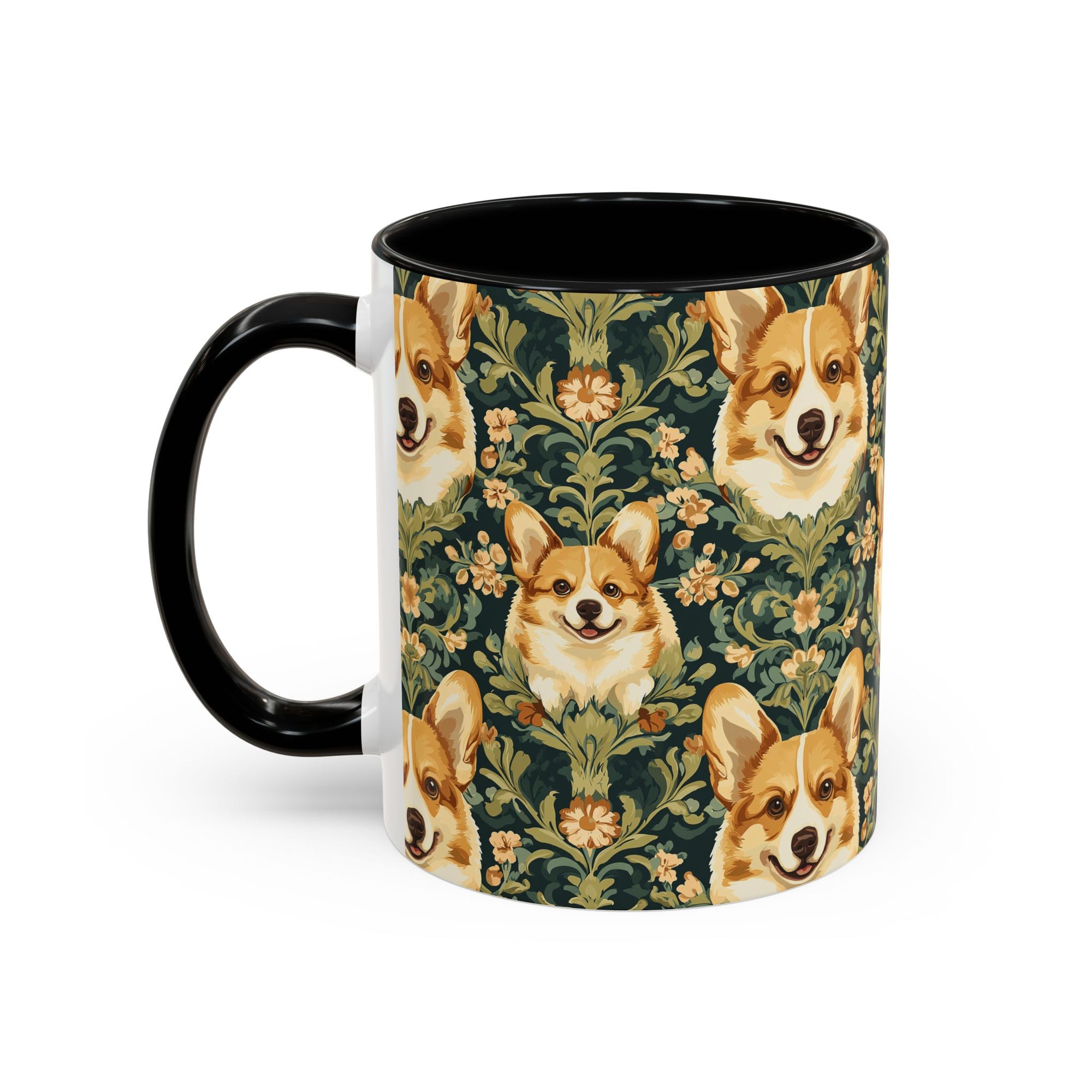 Corgi Charmz Accent Coffee Mug