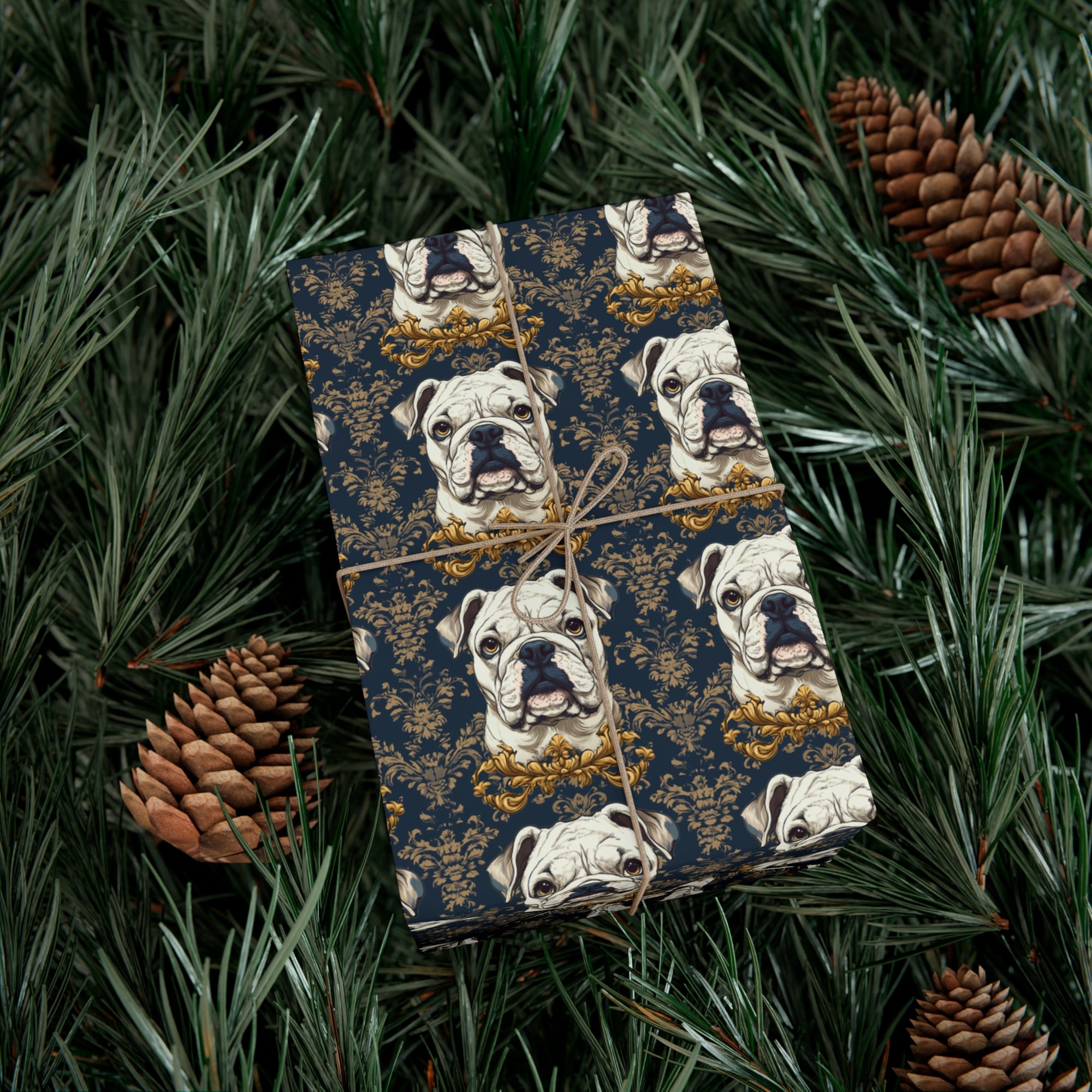 Wildwood Wanderlust Bulldog Gift Wrap Papers