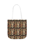 Blossoming Labradors Bouquet Canvas Tote Bag