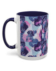 Funky Geometric Boxerista Accent Coffee Mug