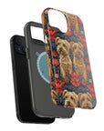 Yorkie Charm Twins Magnetic Tough Cases