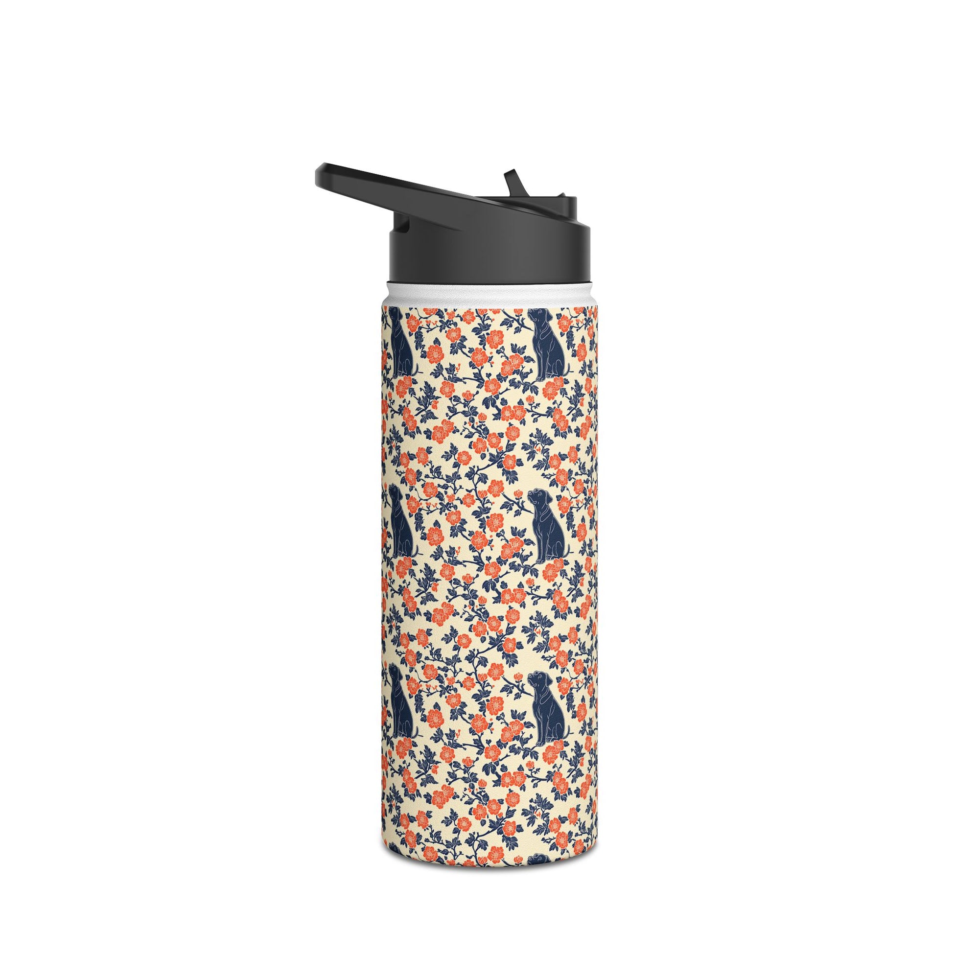 Bloomiful Lab Bouquet Stainless Steel Water Bottle