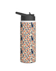 Bloomiful Lab Bouquet Stainless Steel Water Bottle