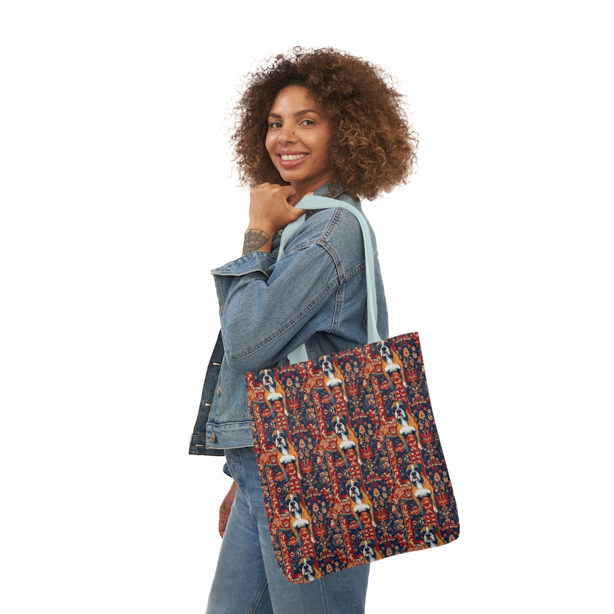 Boxer Blossom Tapestry Delight Canvas Tote Bag