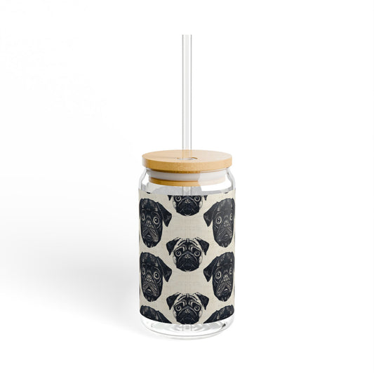 Pugalicious Enchantment Sipper Glass