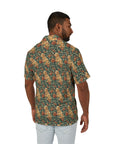 Blooming Goldie Glam Men's Hawaiian Camp Shirt