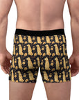 Golden Paws Floral Frenchie Men's Boxer Briefs