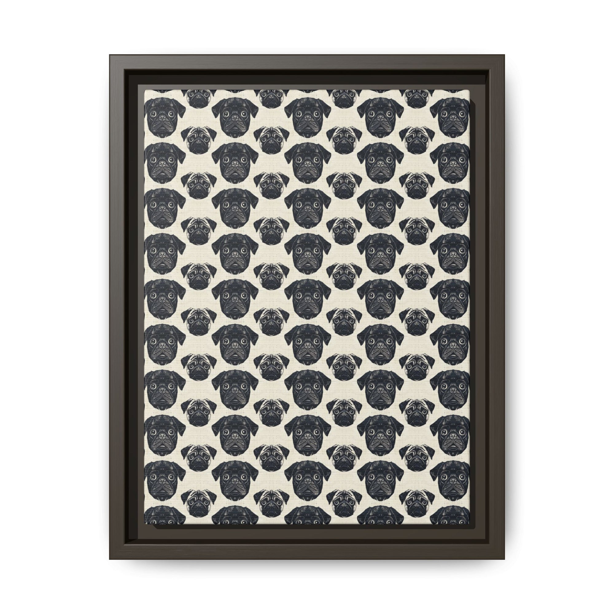 Pugalicious Enchantment Matte Canvas, Framed