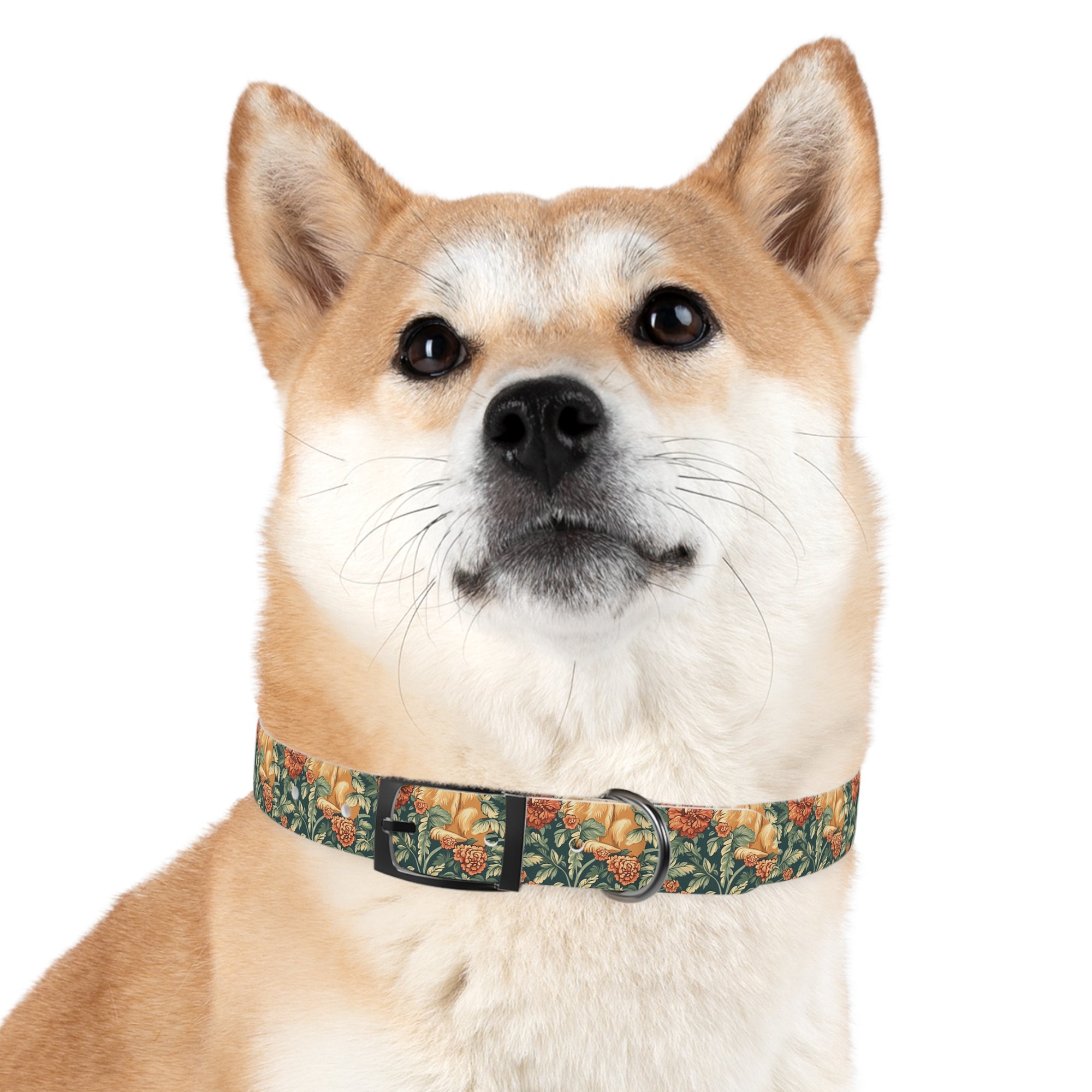 Blooming Goldie Glam Dog Collar