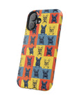 Frenchie Pop Art Pawfection Grid Magnetic Tough Cases