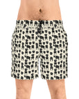 Puggie Pout Perfection Men's Mid-Length Swim Shorts