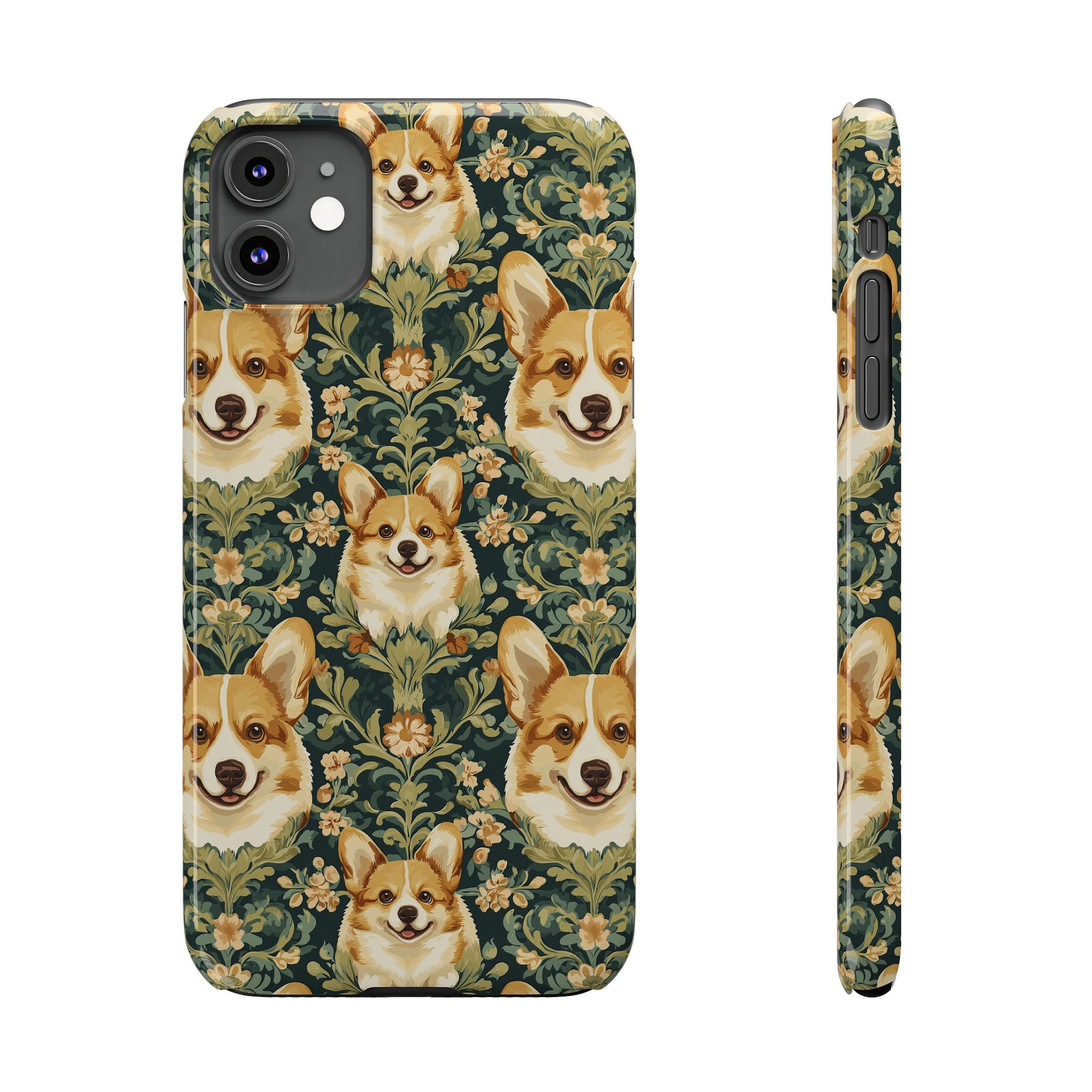 Corgi Charmz Slim Phone Cases