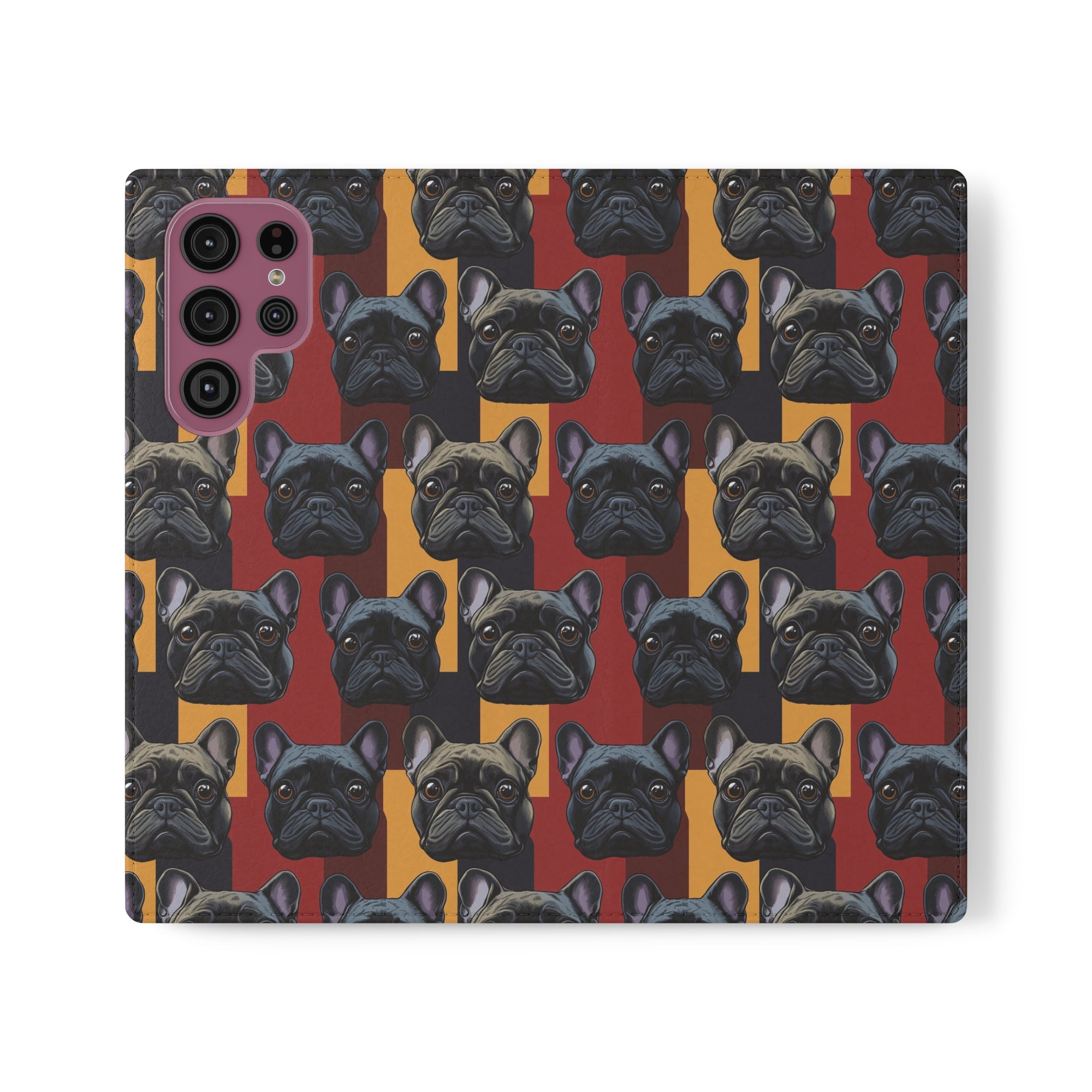 Chic Canine Checkmate - Frenchie Edition Flip Cases