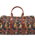 Floral Pawsome Dachsund Delight Waterproof Travel Bag