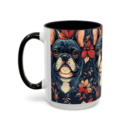 Gothic Rose Bulldog Noir Enchantment Accent Coffee Mug