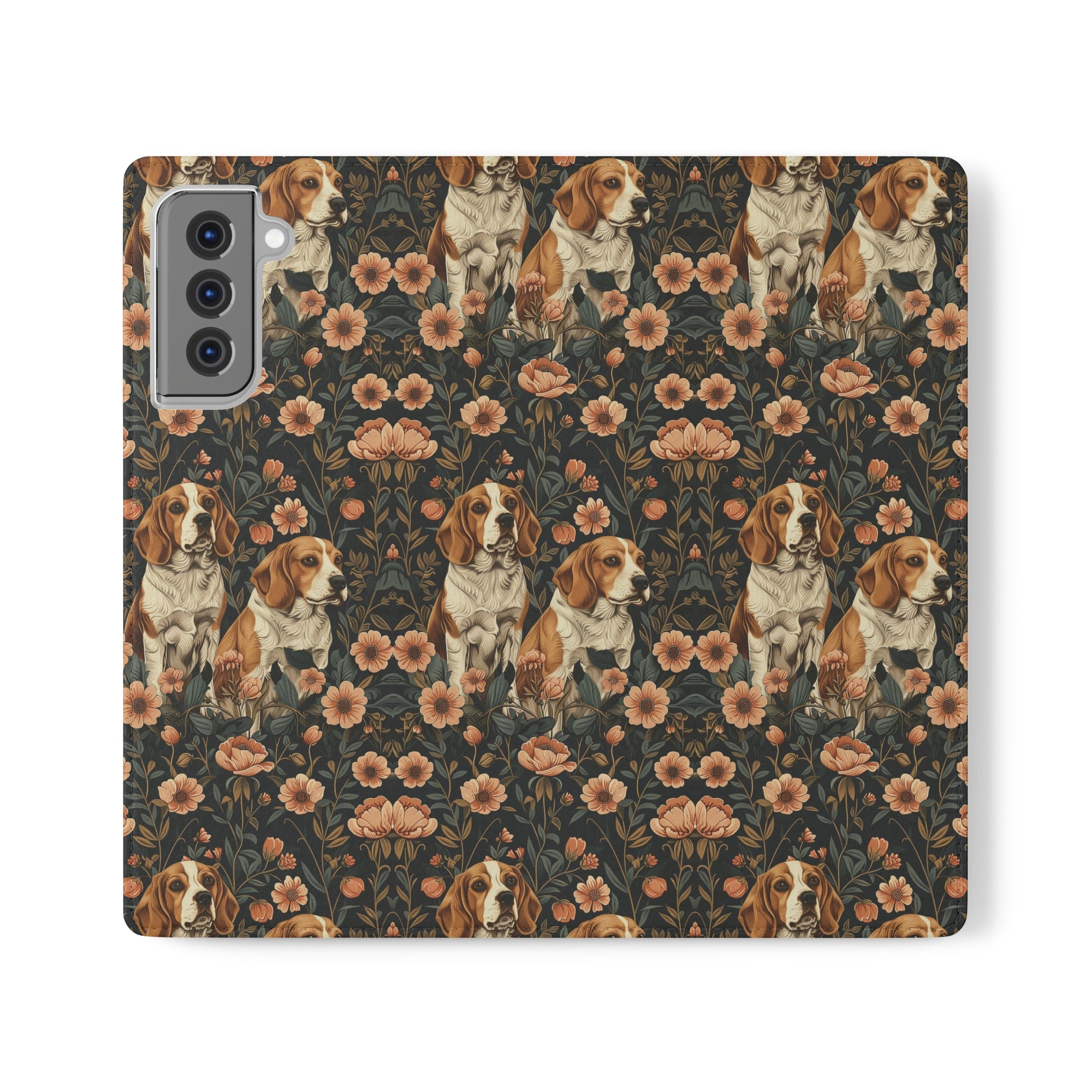 Beagle Blossom Bonanza Flip Cases