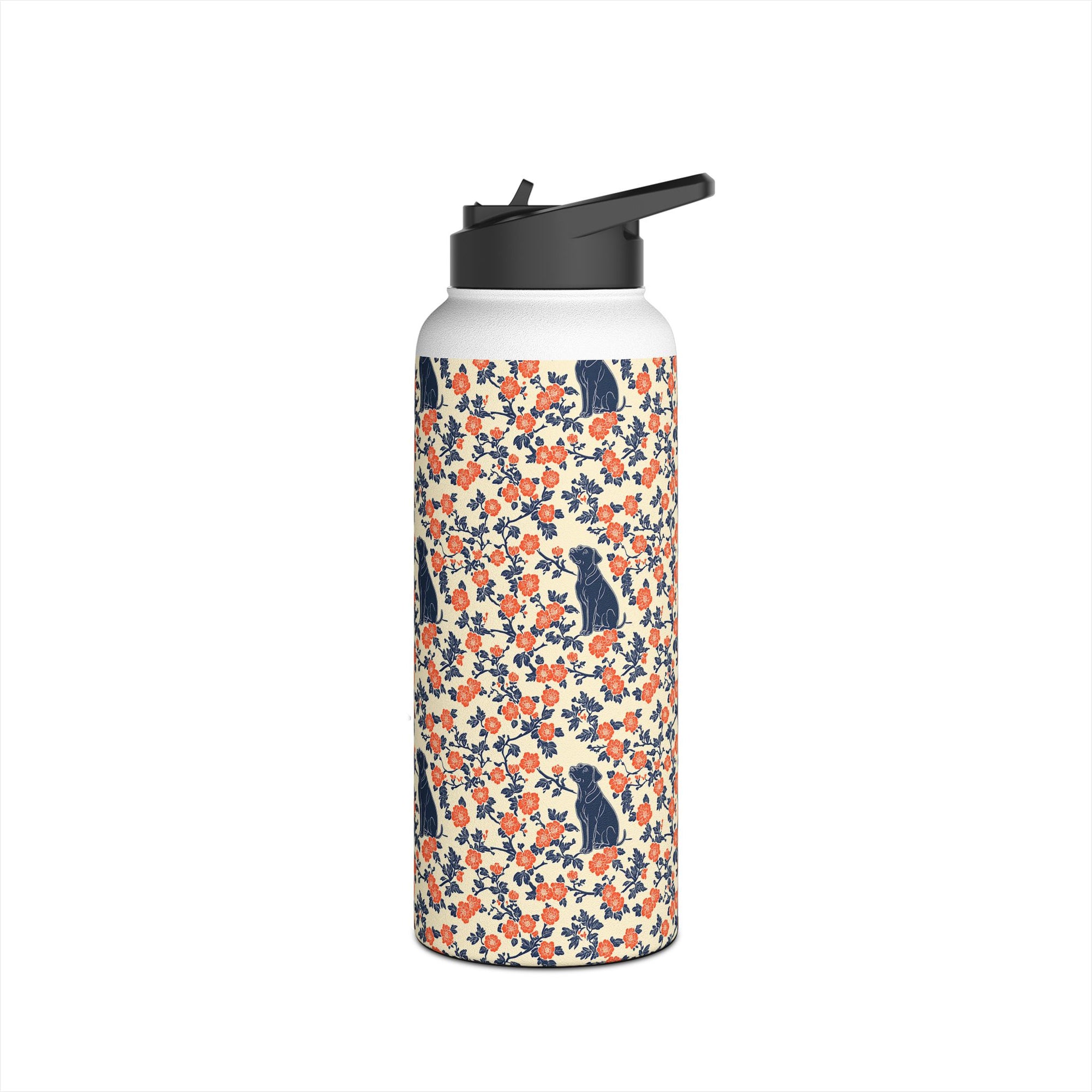 Bloomiful Lab Bouquet Stainless Steel Water Bottle