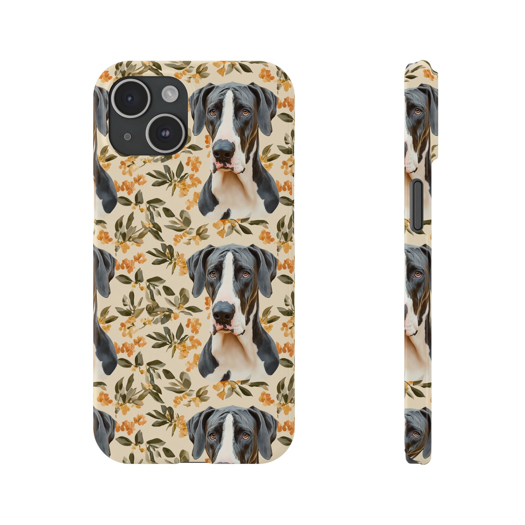 Majestic Great Dane Meadow Slim Phone Cases