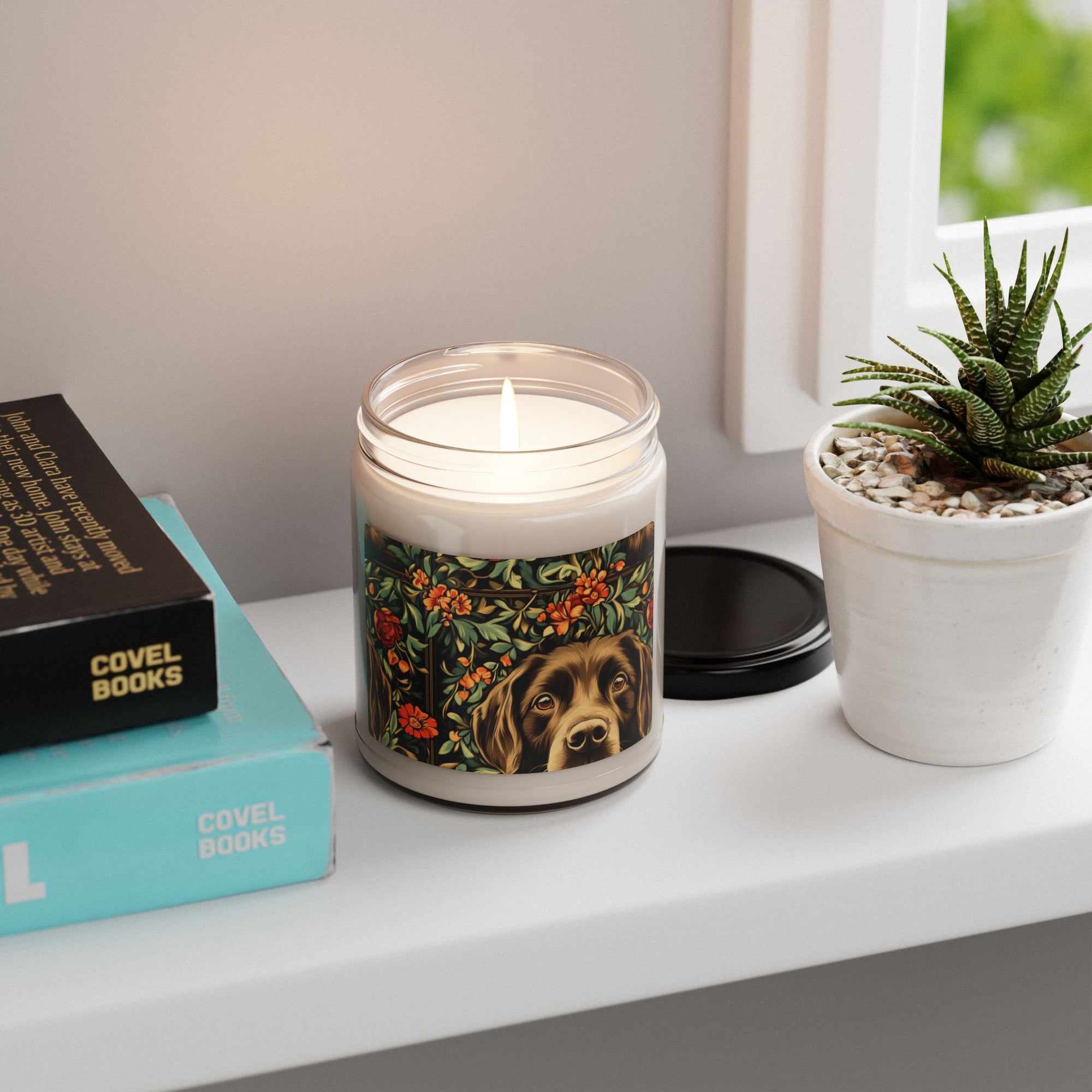 Labrador Lush Pooch Tapestry Scented Soy Candle