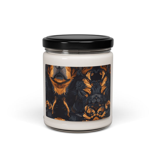 Modern Rottweiler Royalty Scented Soy Candle