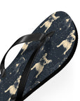 Frenchie Celestial Soar Flip Flops