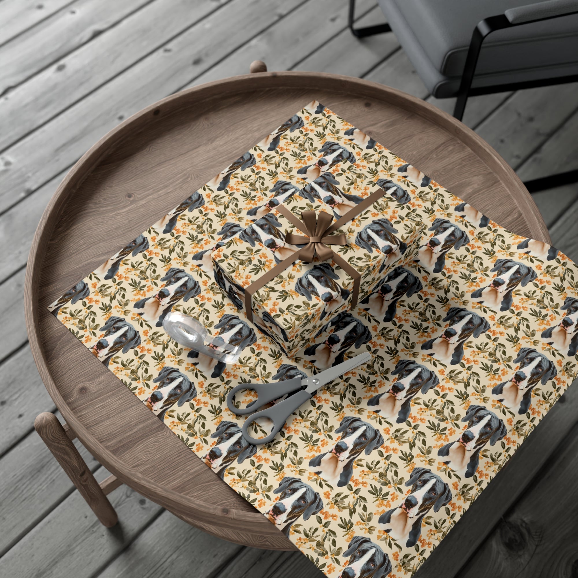 Majestic Great Dane Meadow Gift Wrap Papers