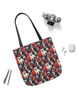 Bulldoggy Bliss Chomper Canvas Tote Bag