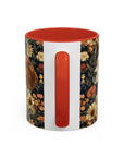 Beagle Blossoms Accent Coffee Mug