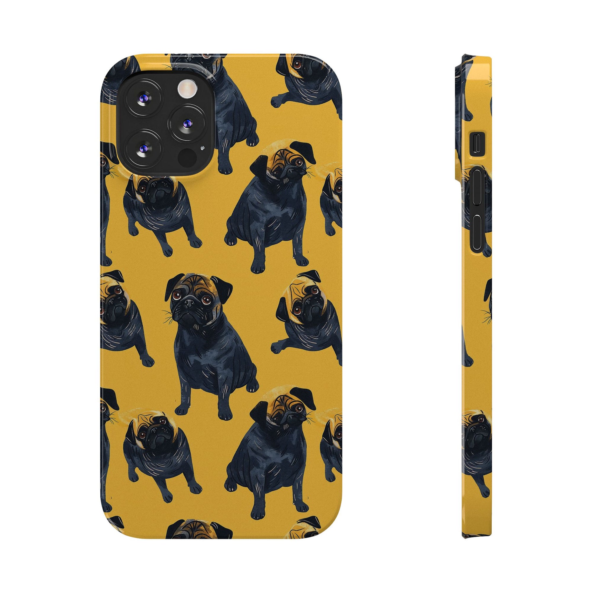 Puglet Posh Paradise Slim Phone Cases