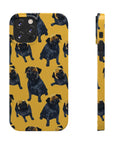 Puglet Posh Paradise Slim Phone Cases