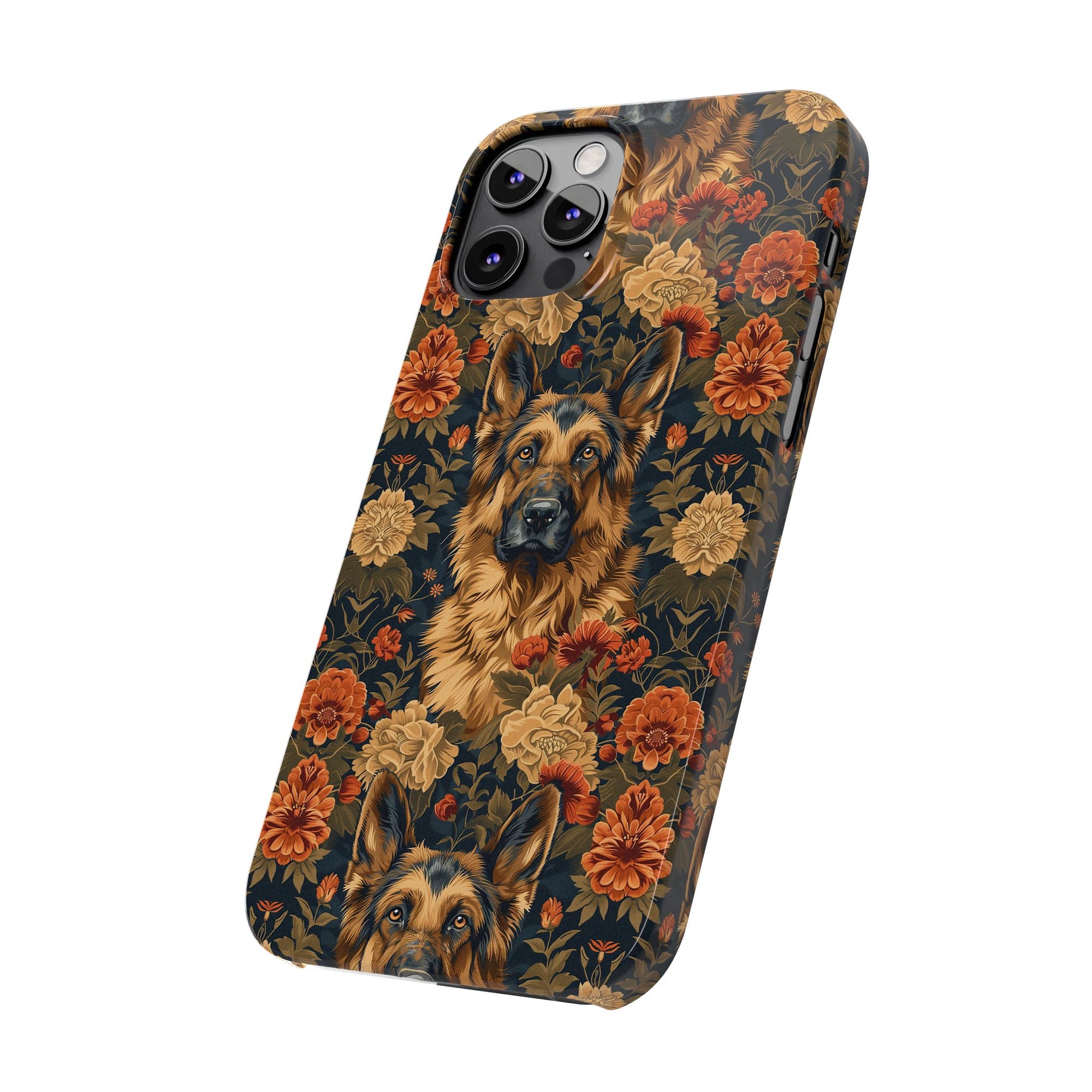 WhimsiWooly Shepherd Spritz Slim Phone Cases