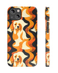 Golden Woof Abstract Glamour Slim Phone Cases