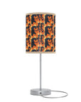 Rottweiler Chic Pawsitivity Lamp on a Stand