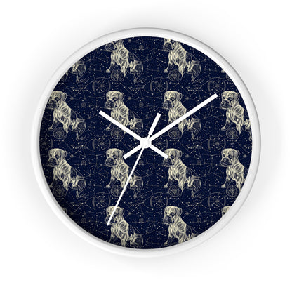 Celestial Boxer Bliss Wall Clock