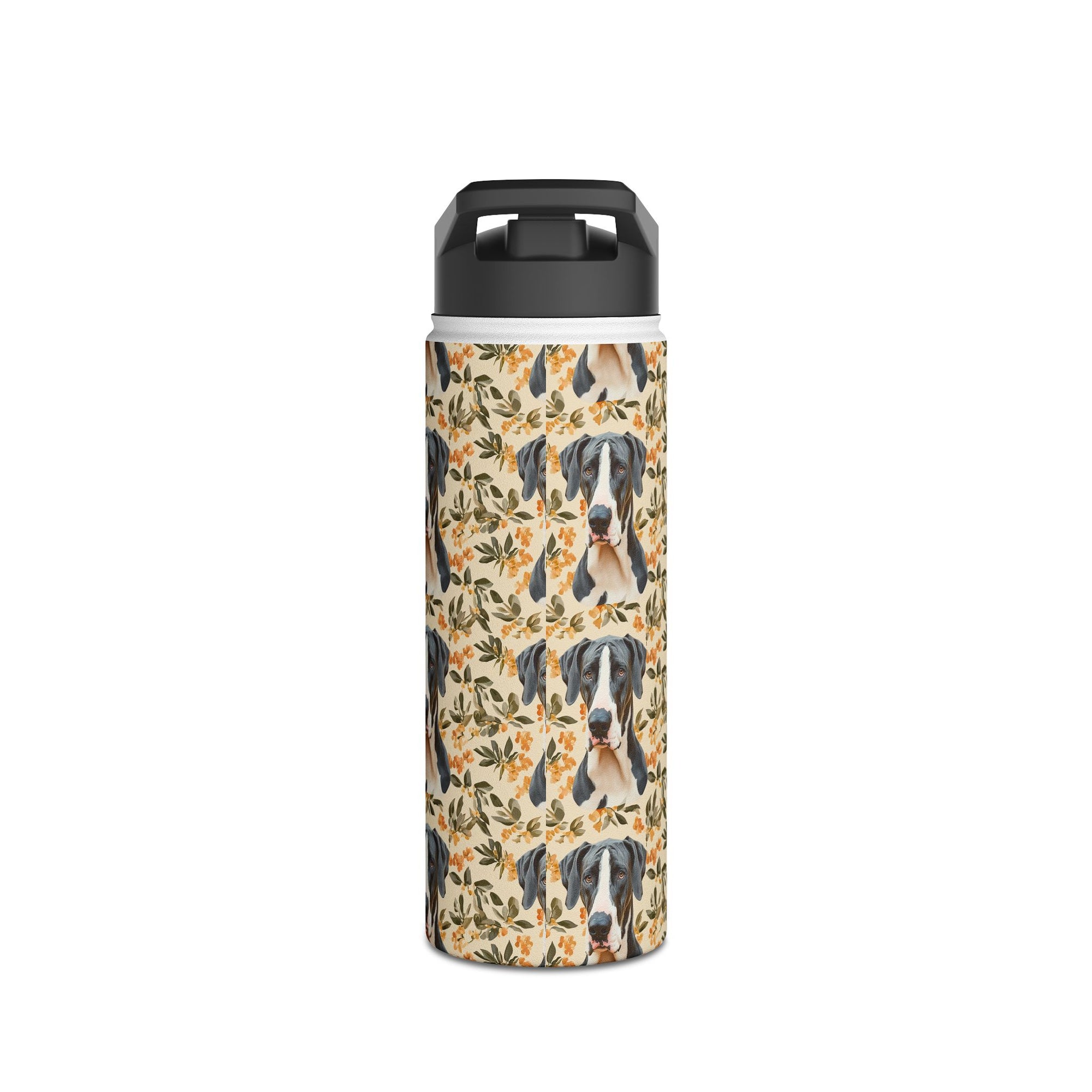 Majestic Great Dane Meadow Stainless Steel Water Bottle