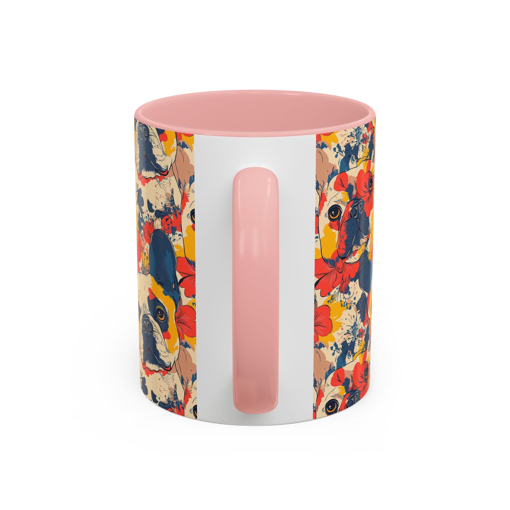 Bloom Pup Frenchietastic Splatter Accent Coffee Mug