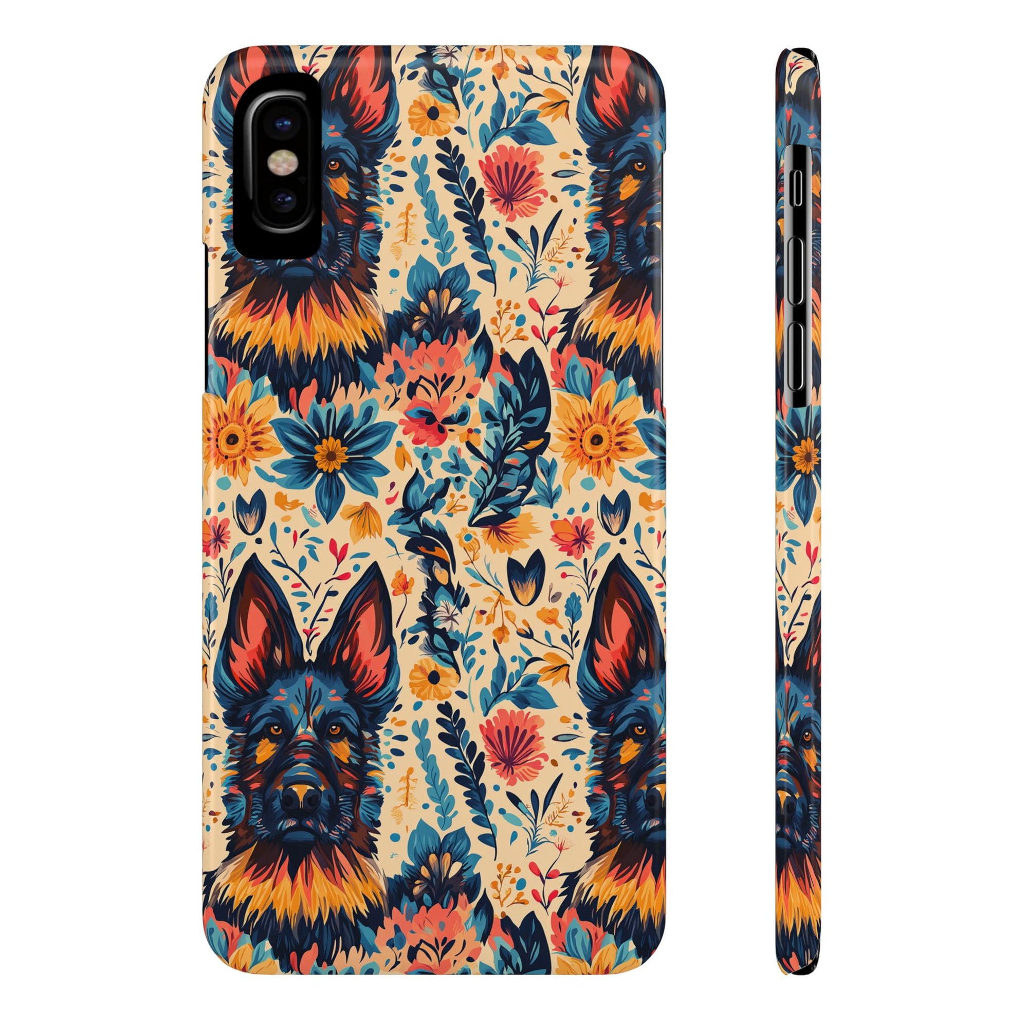 Bloomhound Shepherd Sentinel Slim Phone Cases