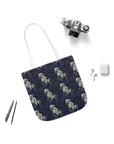 Celestial Boxer Bliss Canvas Tote Bag