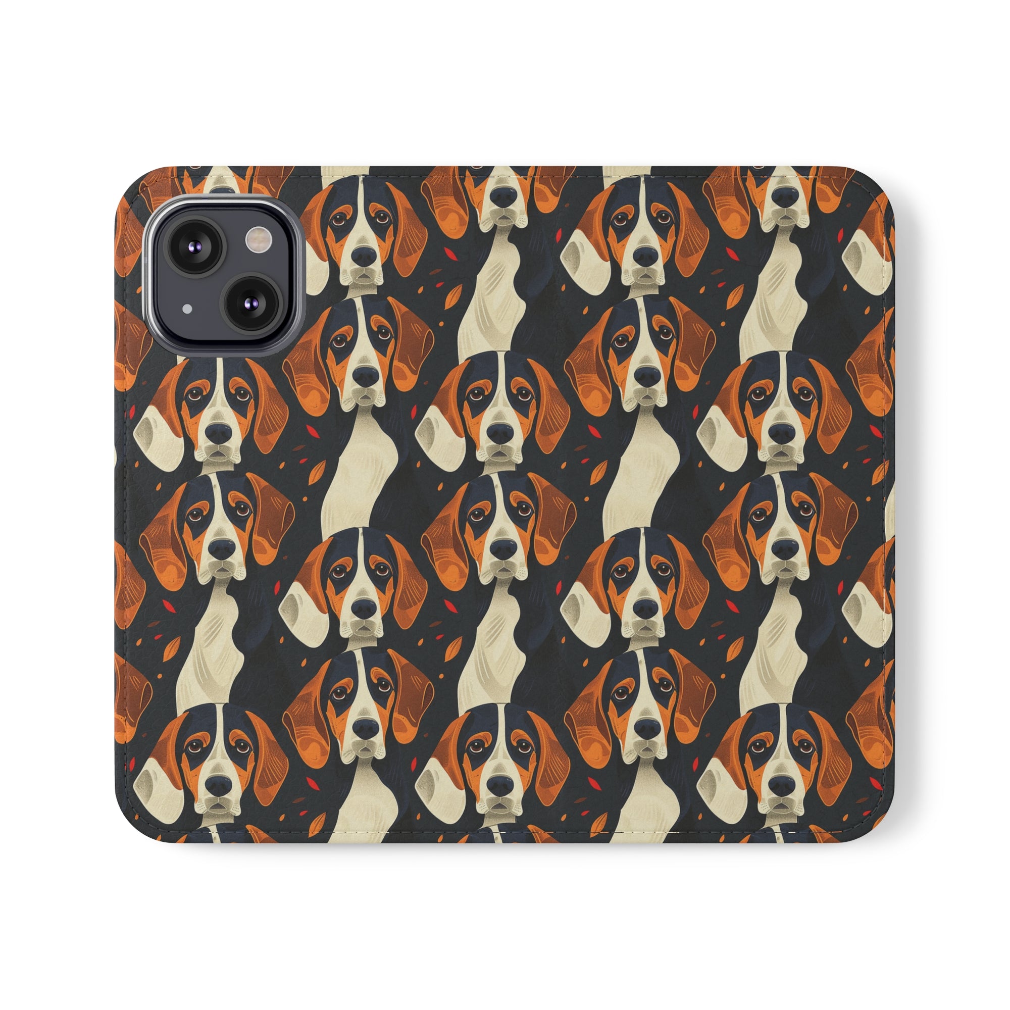 Beagle Glimmer Gaze Glamour Flip Cases